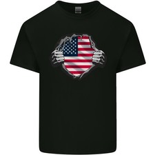Bandiera USA Effetto Strappato