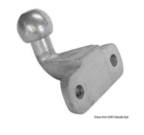 Gancio sfera traino - 1,