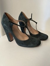 Pura Lopez décolleté donna camoscio Tacco Alto Taglia 40