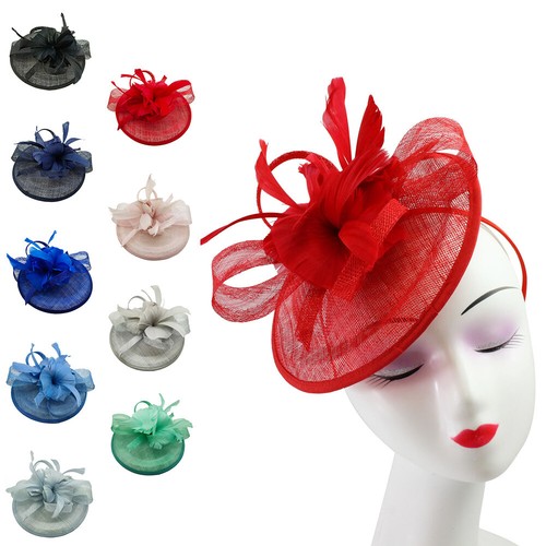 Cappello capelli piuma fiore