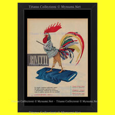 Anni '50  * Pubblicità Originale "Rivetti, Complesso Industriale Laniero" Cornic