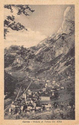 121e carnia veduta di - carnia,