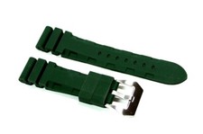 Cinturino in silicone per orologio subacqueo sportivo diver verde 22mm sub