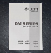 LEM DM-8 DM-6 DM-3 Owner's