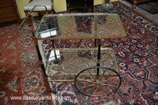 Carrello portavivande in ottone anni 50