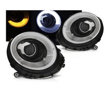 FARI ANTERIORI per bmw mini cooper 2006 2007 2008 2009-2014 tube light Nero