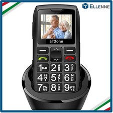 ✅ TELEFONO CELLULARE ANZIANI NONNI ARTFONE C1+ PLUS P TASTI GRANDI PULSANTE SOS✅