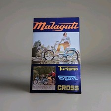 Motocicli Malaguti Turismo Sport Cross Depliant Ufficiale Originale D'epoca 