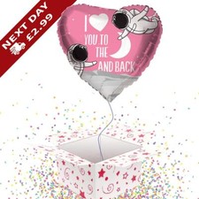 "I LOVE YOU TO THE MOON AND