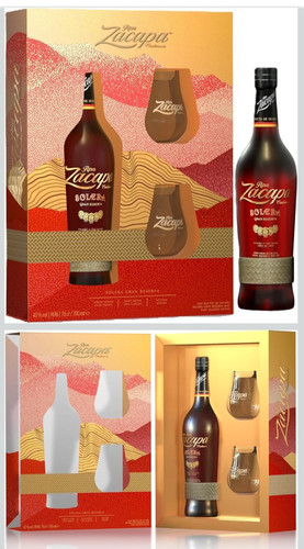 Box rum zacapa solera - box,