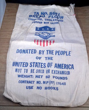 Sacco di farina donato dal