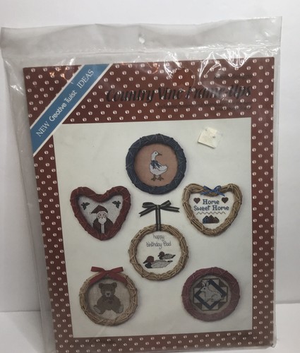 Kit mini punto croce vintage - punto,