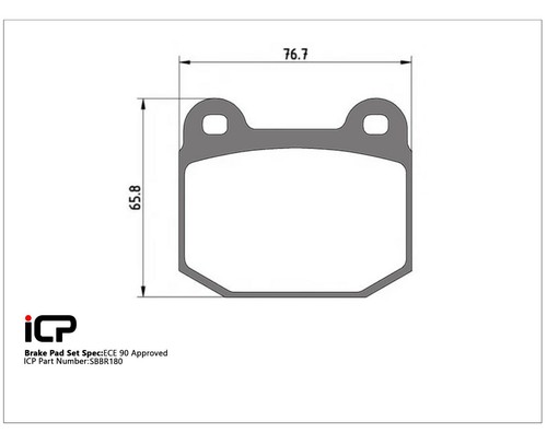 Set pastiglie freno - pastiglie, icp