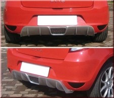 Diffusore posteriore attacco posteriore diffusore tuning adatto per Renault Clio 3 RE522