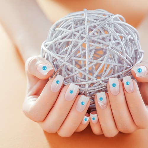 Set durevole manicure blu - 1,