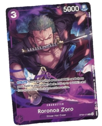 Roronoa zoro op09 - roronoa, welcome