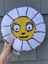 Cuscino Sole/Fiore Sorridente Bambini Fienile Ceramica Margherita Missoni Giallo FELICE