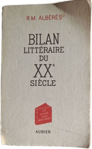 Bilan littéraire xxe - bilan,