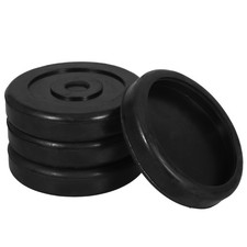 4 Pezzi Pad Gomma Sollevamento Ponte Rotante Jack Pads Supporto Auto Universale