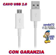CAVO DATI MICRO USB BIANCO X