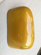Vetro ricambio Lampada ministeriale studio tegola gialla 15 x 10 cm mis .piccola