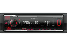 Kenwood autoradio Bluetooth 1DIN KMM-BT408DAB DAB+ incl. DAB+ antenna USB AUX
