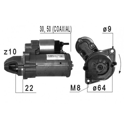 Motorino avviamento per alfa - avviamento,