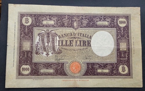 1000 lire grande decreto - grande, m