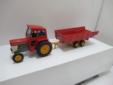 MASSEY FERGUSON 165 + rimorchio KING SIZE K.3 MATCHBOX LESNEY originale