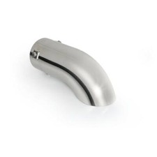TS-44 TERMINALE SCARICO MARMITTA ACCIAIO INOX LUCIDATO 50-60MM UNIVERSALE AUTO