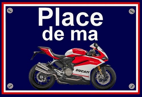 Plaque place ducati 959 - ma,
