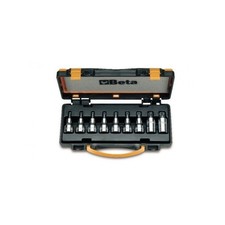 CHIAVE A BUSSOLA T20-T60 TORX SERIE 9 PEZZI ATTACCO 1/2 920TX/C9