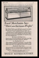 1929 McCray Frigorifero Sales