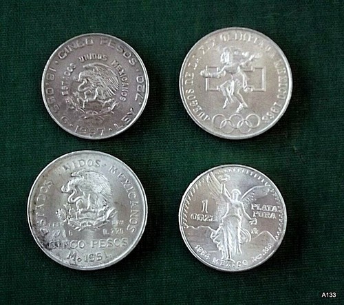 Lotto argento messico con - lotto,