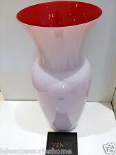 Venini Opalino Lattimo Rosso