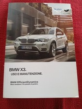 BMW X3 X 3 LIBRETTO USO