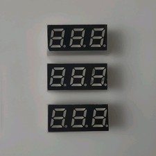 Display LED 3 elementi • Blu