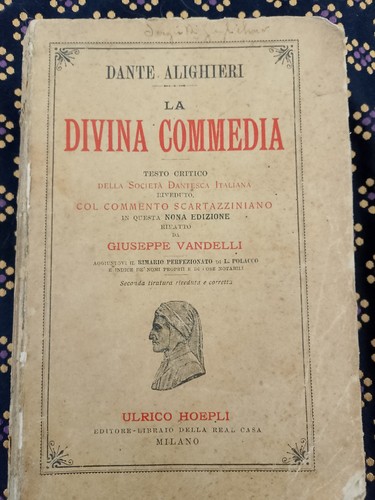 Divina commedia ulrico - commedia,