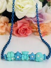 Collana Morellato drop silicone Blu Con Teddy&Coccinella