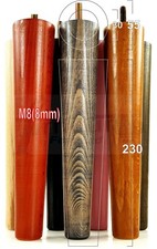 4 Gambe di Ricambio in Legno