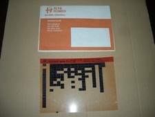 ALFA ROMEO CATALOGO RICAMBI