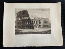 Stampa antica 1825 Roma