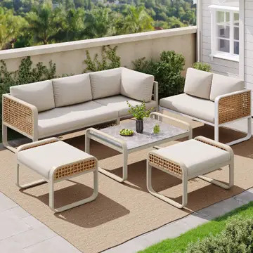 Salotto giardino rattan - giardino,