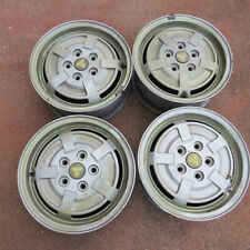 Set cerchi in lega d'epoca FPS 6Jx14 5x108 Lancia Gamma 1976-1984 usati (47039)