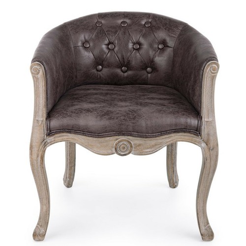 Poltrona vintage pelle - vintage,