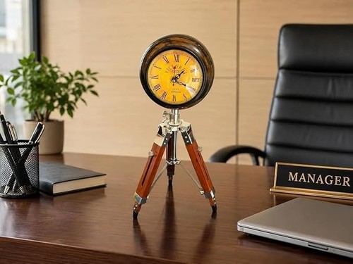 Orologio tavolo treppiede - orologio,