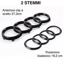 OFFERTA STEMMA LOGO AUDI NERO