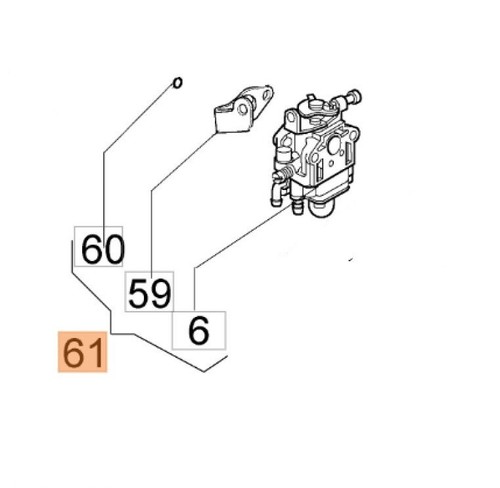 61010030b carburatore completo - 61010030b,