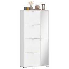 HOMCOM Scarpiera, 4 Cassetti