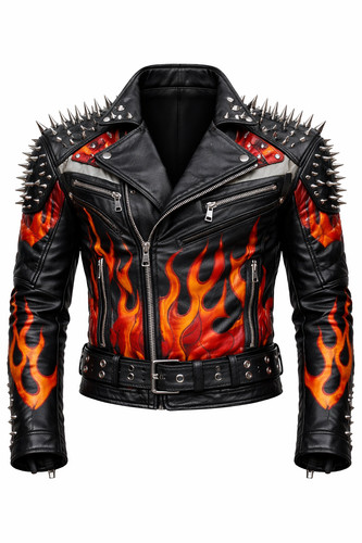 Men studded black - studded,
